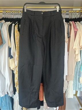 Christian Dior Separates Vintage Wide Leg Wool Trousers